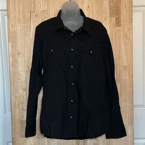 RIP Curl slim fit snap front shirt, XL